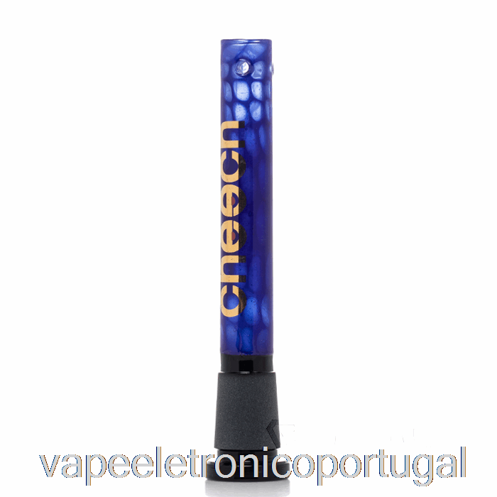 Vape Eletrônico Cheech Vidro 4 Polegadas Favo De Mel Downstem Azul